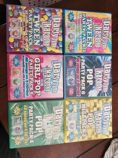 6 boxes, 2 are missing 1 disc( tween pack 3 missing #10 and part time is missing disc 21) but the ye...