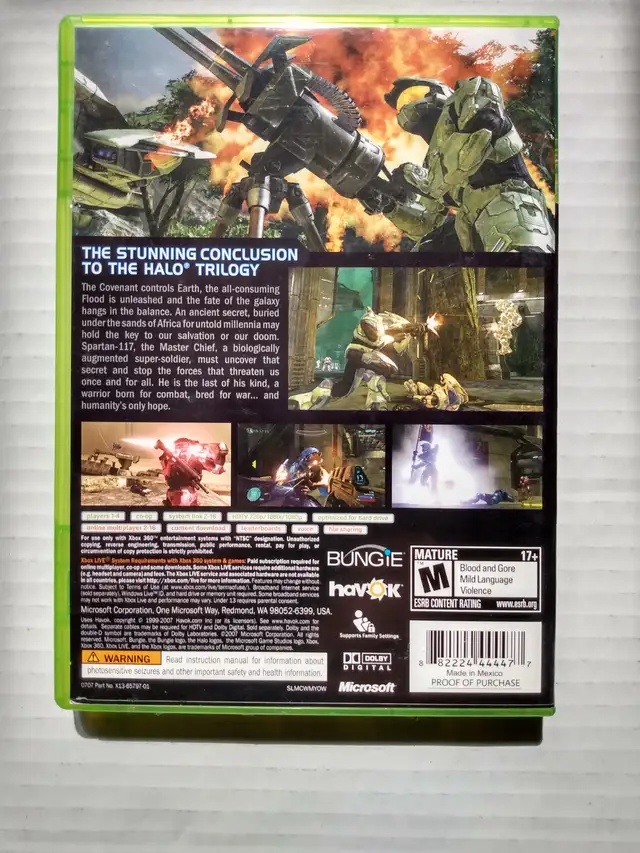 HALO 3 III XBOX 360 GAME INCLUDES INSTRUCTIONS MINT CONDITION in XBOX 360 in St. Catharines - Image 3