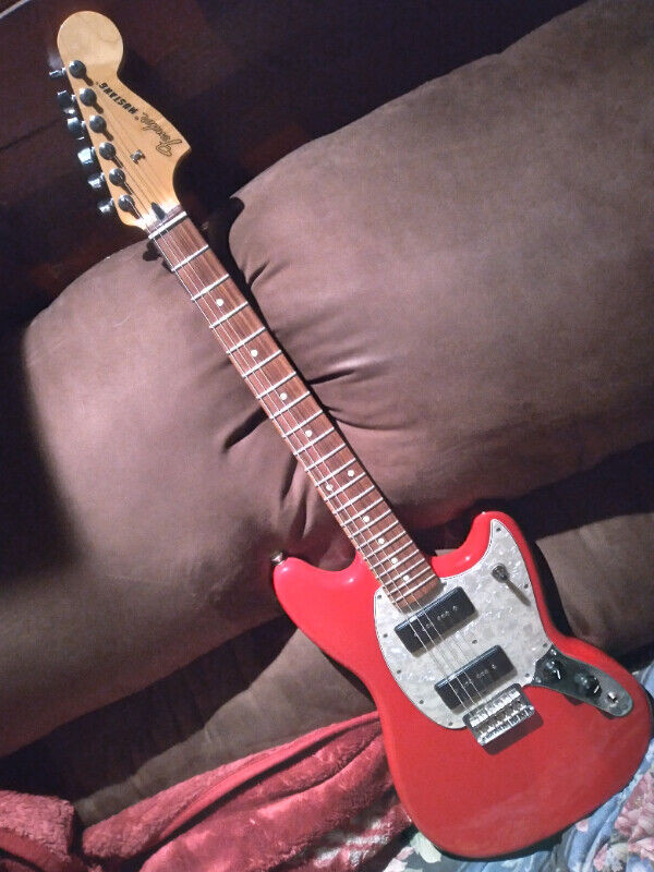 Used, M.I.M. Fender Mustang (Player P90) for sale  