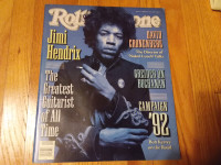 Vintage Rolling Stone Magazine, Jimi Hendrix cover.