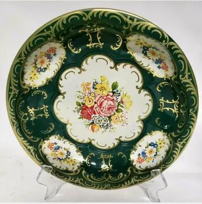 Assiette en métal décorative Daher (1971), View more