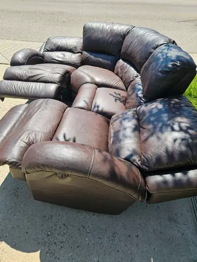 Free delivery/power recliner sectional couch, View more