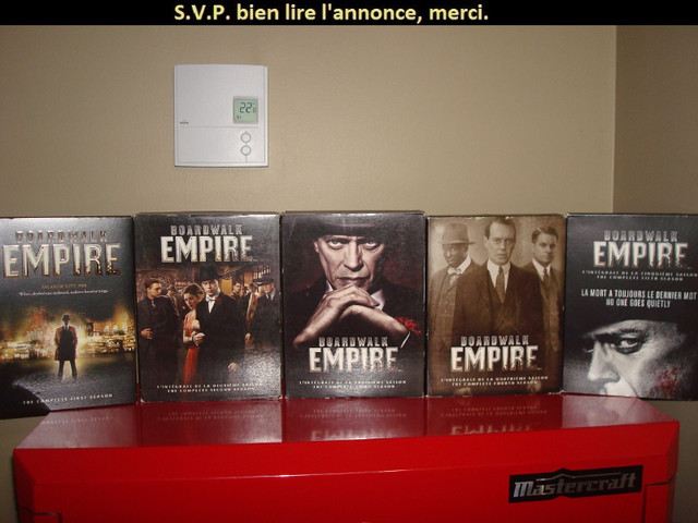Boardwalk Empire, les 5 saisons complètes, 40$. dans CD, DVD et Blu-ray  à Laval/Rive Nord