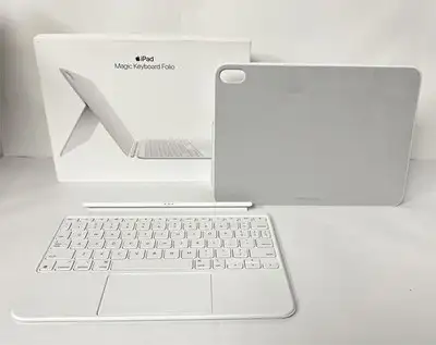 The Apple Magic Keyboard Folio is a premium keyboard and protective case designed specifically for t...