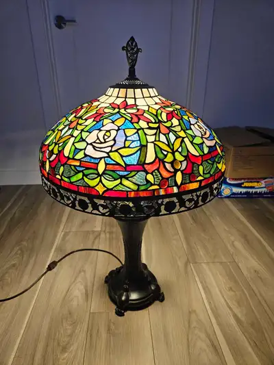 Beautiful Stained Glass Table Lamp – Unique, High Quality, View more