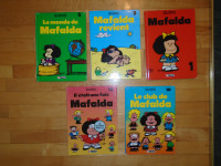 BD : Nathalie, Melusine, Mafalda, Iznogoud, Simpson, Robin