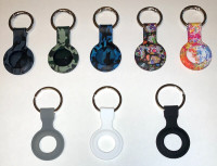 NEW AIRTAG SILICONE HOLDER WITH SPLIT KEY RING...