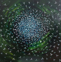 Original Oil Painting - Dandelions