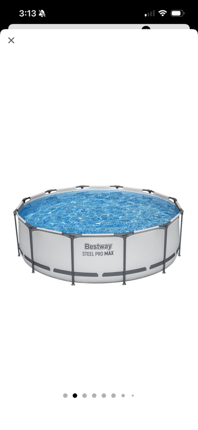 Hydro-Force Pool Max 12Ft x 40" Round Swimming Pool, comes with pump and ladder, Comes with pool cov...