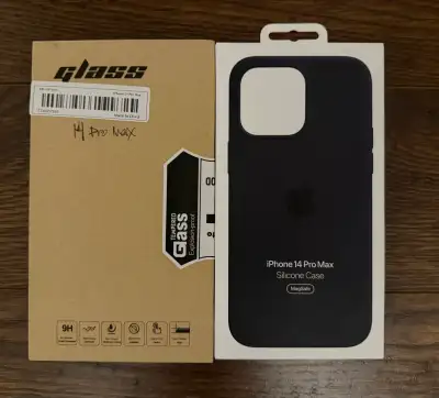iPhone 14 Pro Max Case and Screen Protectors Like & Brand New, View more