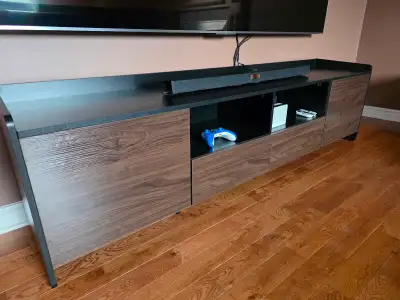 Wide TV Stand/Media Console for TVs up to 85": New in box unused, View more