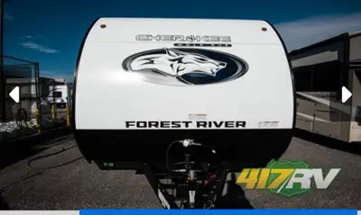 2025 BRAND NEW Forest Wind Wolf Pup travel trailer, model 17JW. Sleeps 8 people 1 slide out Fridge 1...