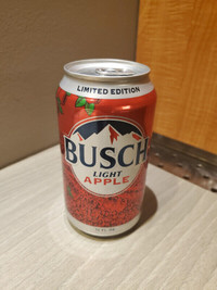 Busch Light Apple Beer Can