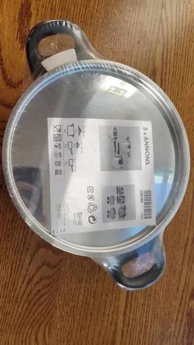 New Ikea 5 ANNONS Cookware Set, View more