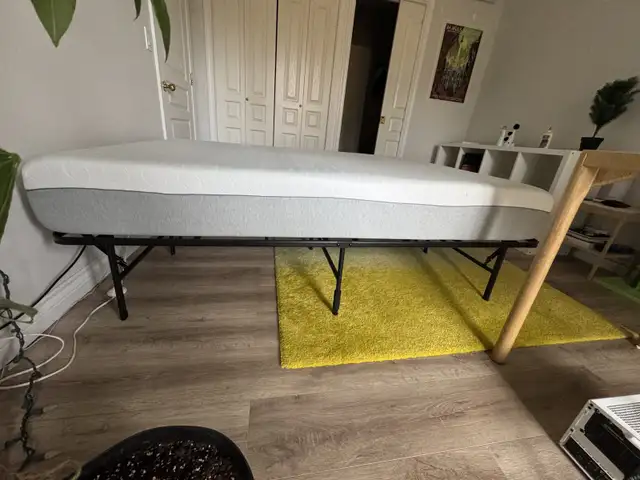 Full Mattress, Bedstand & Duvet $500. Memory Foam JYSK in Beds & Mattresses in Burnaby/New Westminster - Image 4