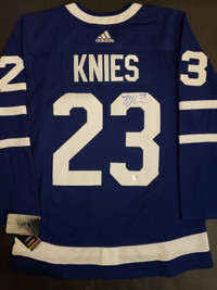 Matthew Knies Autographed Toronto Maple Leafs Adidas Jersey COJO
