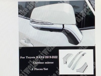 Moulure  de miroir chromée pour Toyota RAV4 2019 à 2023