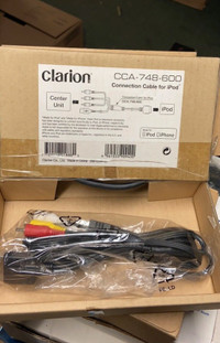 CLARION CONNECTION CABLE FOR iPOD CCA-750-600