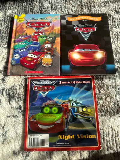 3 Disney Cars Books, View more