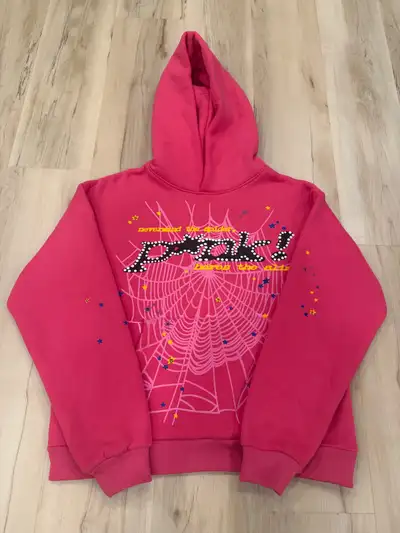 p*nk Sp5der Hoodie Pink, View more