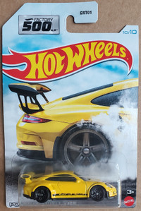 Hot Wheels FACTORY 500 H.P. PORSCHE 911 GT3 RS