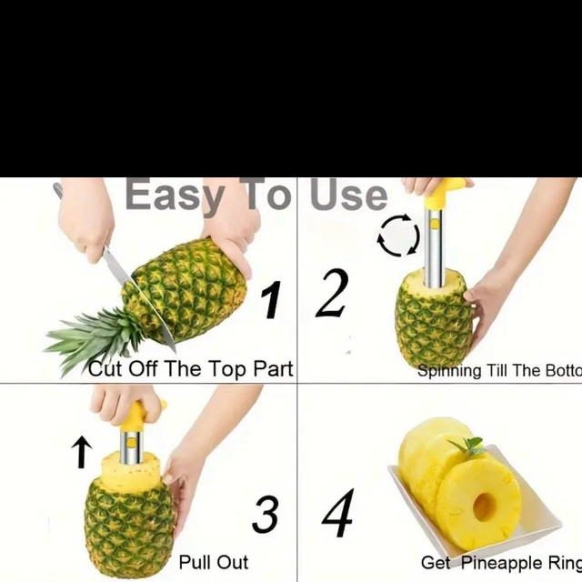 Yuhu Home Pineapple Corer and Slicer in Kitchen & Dining Wares in Winnipeg - Image 2