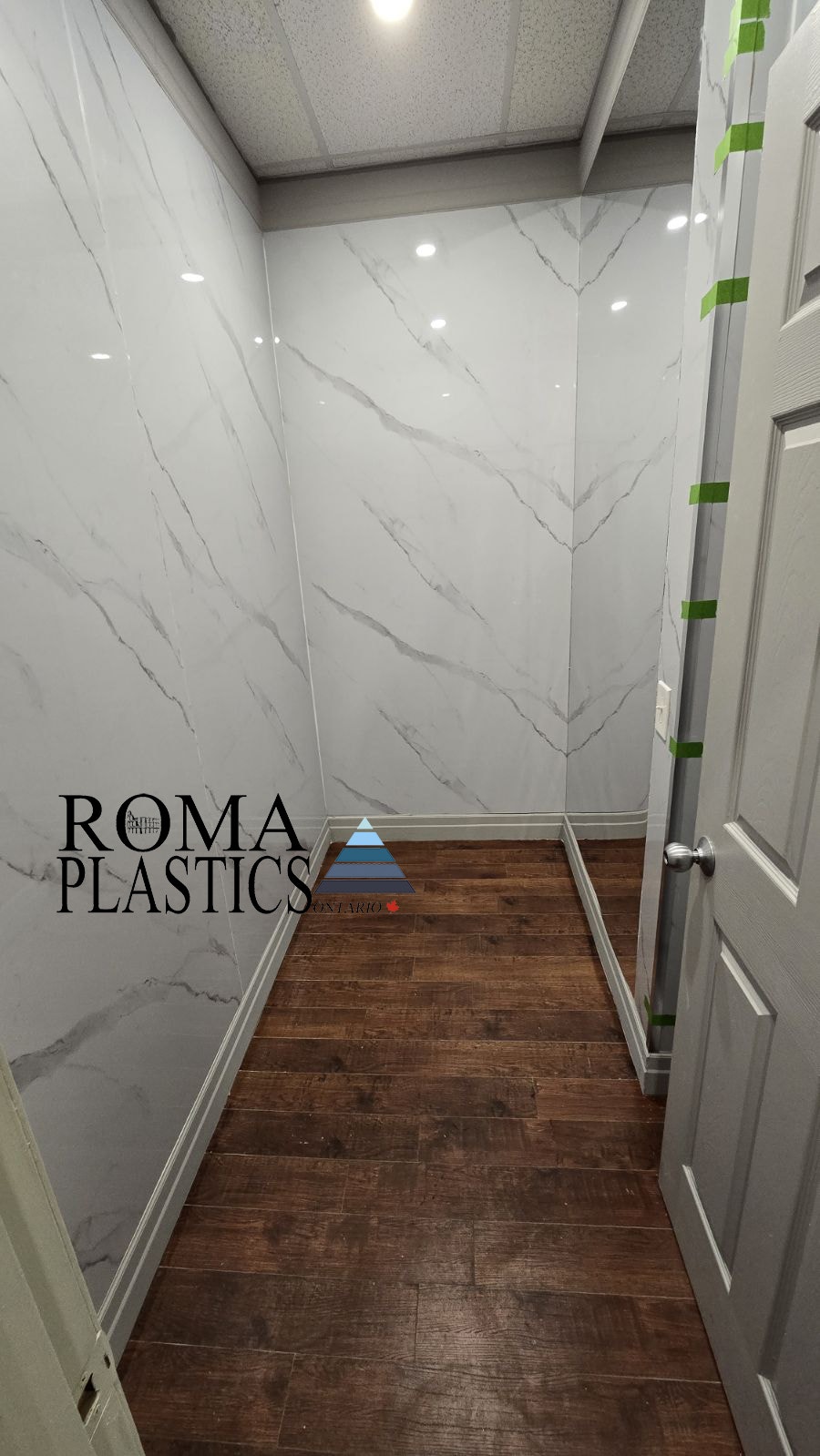 4x8ft 3mm marble looking wall panels bathroom shower bathtub pvc ...
