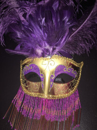 Decorative costume masks for masquerade party! Or dinner party!