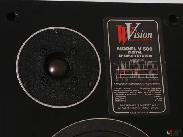 Vision Acoustics, Model V500 Bookshelf speakers in Speakers in Mississauga / Peel Region - Image 5