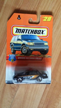 New Carded Matchbox Ford Crown Victoria Police Car