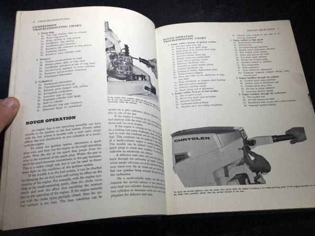 Glenn's 1962-69 Chrysler Outboard 3.3-105 hp Shop Manual 1-4 cyl in Non-fiction in Parksville / Qualicum Beach - Image 2