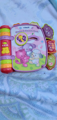 VTECH RHYME AND DISCOUVER BOOK NURSERY RHYMES MUSIC LIGHTS