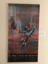 Framed Poster Indigenous Ballet Signed by Artist Maxine Noel