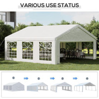 ROOM TO SPARE: 20x20ft heavy-duty outdoor tents for parties, ide