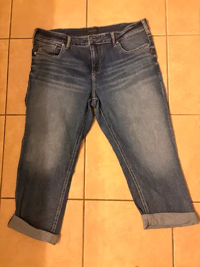Woman's size 16 Silver capris, View more