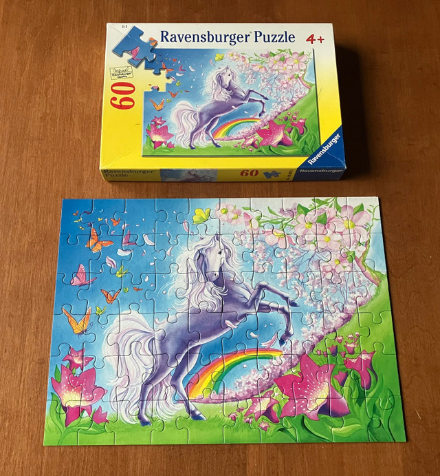 60-Piece Ravensburger Puzzle, Colorful Horse, Complete dans Jouets et jeux  à Ville de Montréal