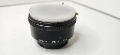 Nikon F Mount Auto Extension Tube PK-3 27.5 For use on Nikon F mount Cameras Use on Nikon Non AI Mac...