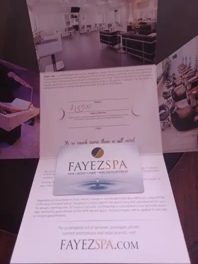 Fayez Spa gift card, View more