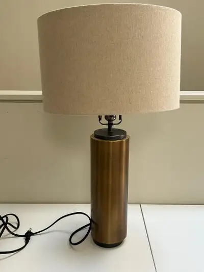Brass Table Lamp - Tall, CB2, View more