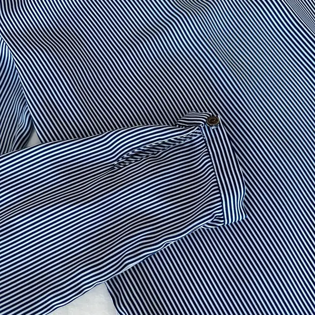 Simons blue and white stripe blouse63234499169155124
