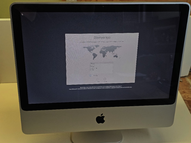 iMac 20" Core 2 Duo A1224 OS X 10.11.6 Plusieurs modèles dans Ordinateurs de bureau  à Saint-Hyacinthe