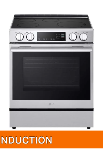 LG 30" 6.3 CU.FT TRUE CONVECTION  AIR FRY RANGE!, View more