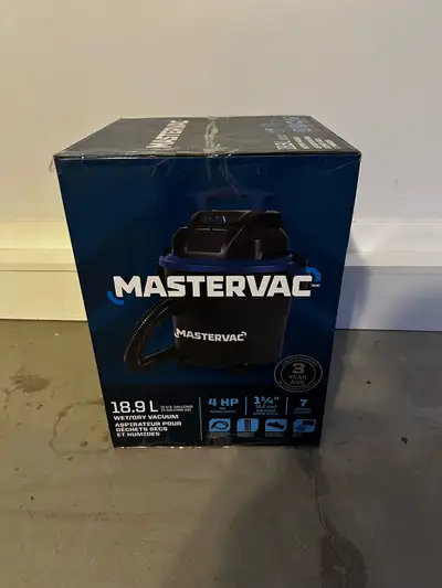 Wet/Dry Shop Vacuum with Hose and Other attachments
