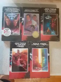 8 CASSETTES VIDEO VHS VINTAGES STAR TREK 1991