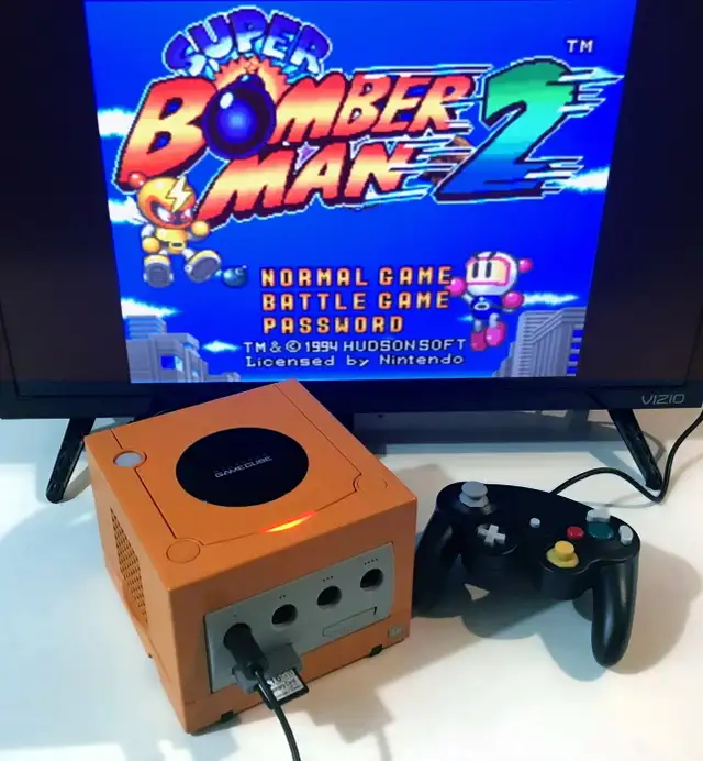 Orange GameCube with complete library64985460677506122