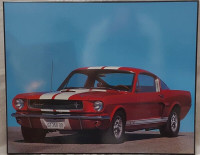 1966 SHELBY GT350 MUSTANG poster (mounted)