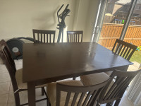 Dinning table with 6 chairs for sale