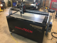 plasmaTECH CNC 4x2 plasma table with water tray