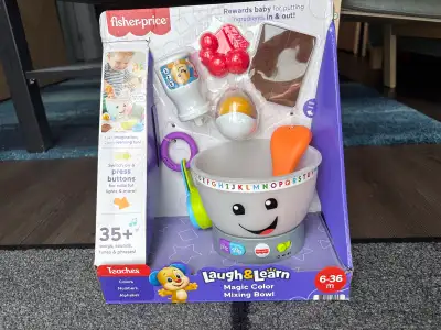 *BRAND NEW* Fisher Price Laugh & Learn Magic Color Mixing Bowl, View more