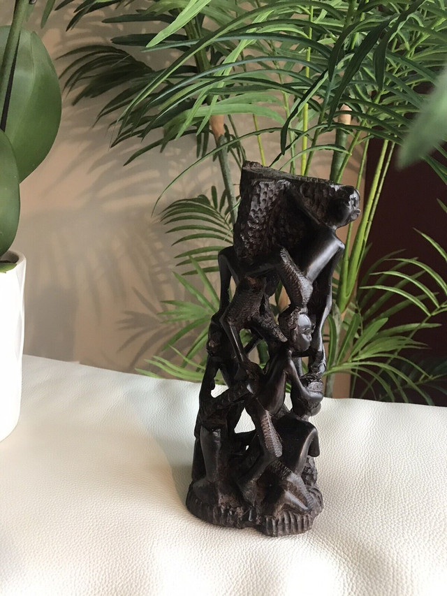 Sculpture l'arbre de vie en ébène | Art et objets de collection |  Longueuil/Rive Sud | Kijiji